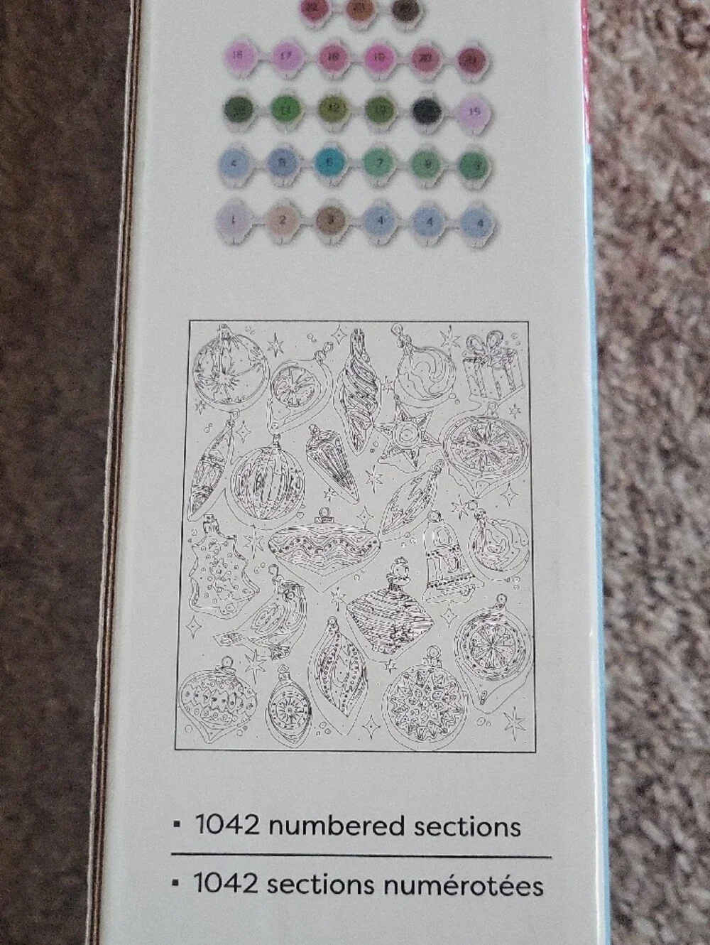 Christmas Paint-by-Number Kit - Vintage Ornaments